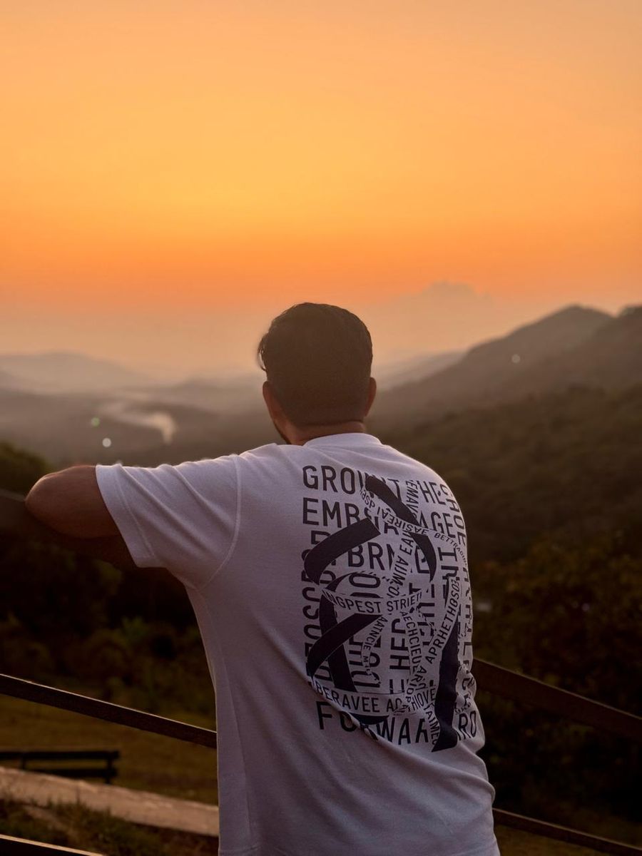 Watching sunset over the hills